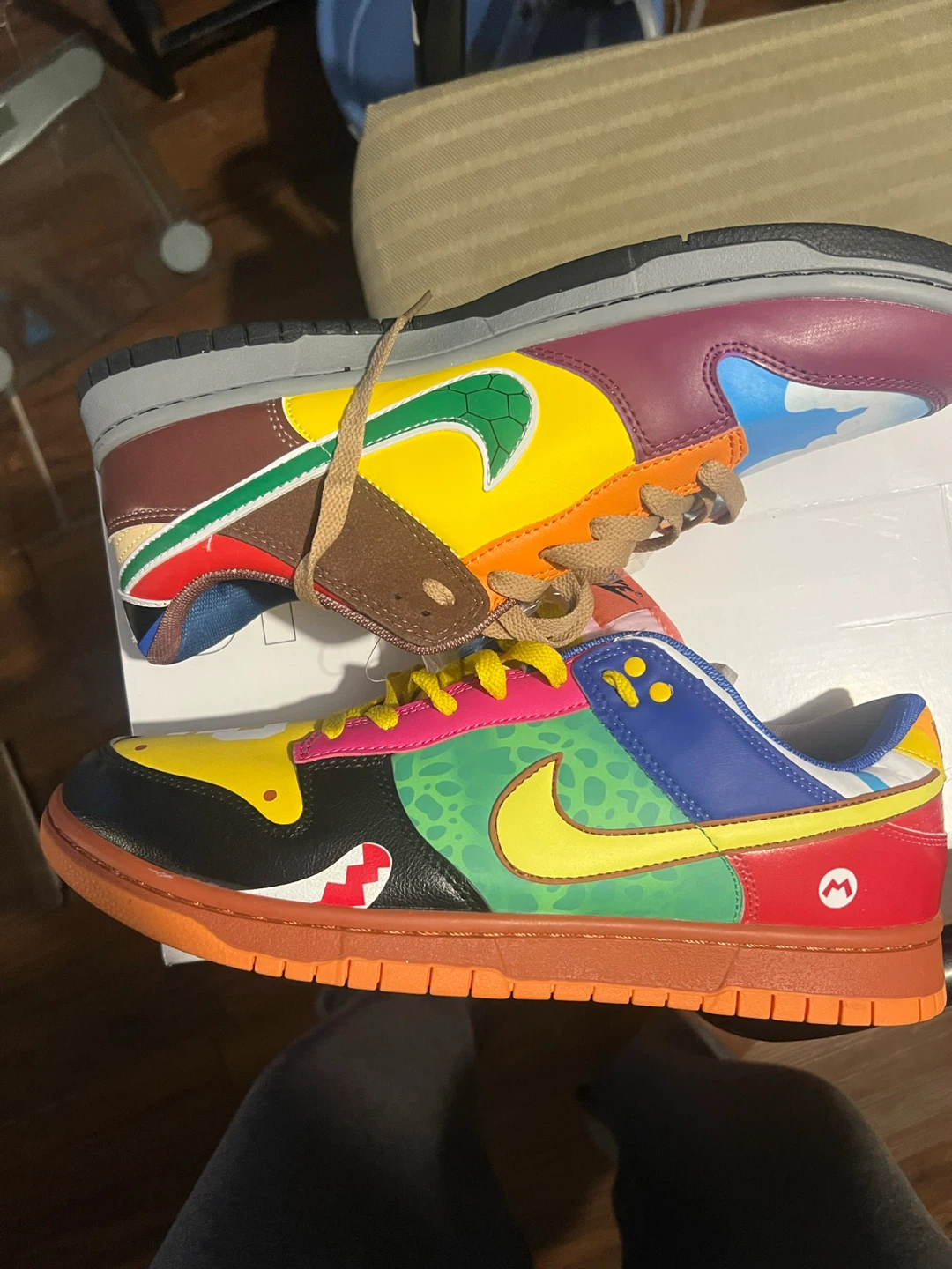 Nike Dunk Low "What The Mario" Edition - photo 2