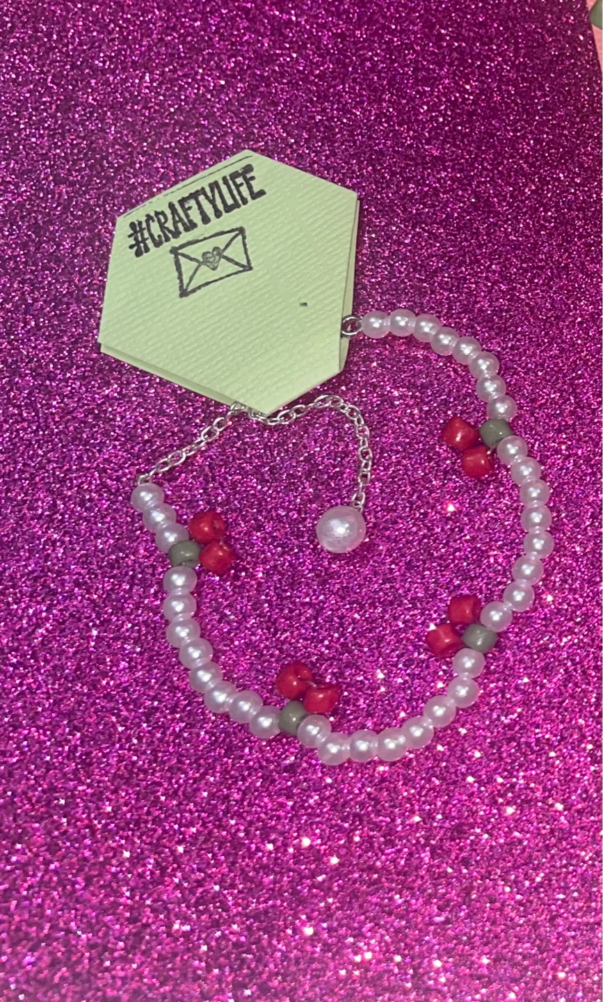 Handmade Beaded Earrings and Bracelets Set - photo 5