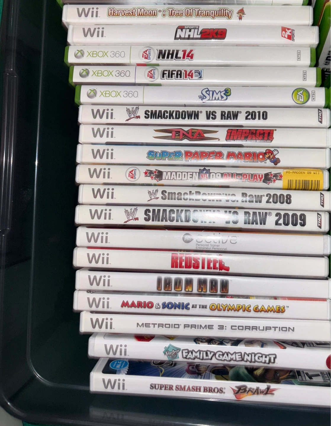 Nintendo Wii Games: Super Smash Bros Brawl, Paper Mario, Metroid
