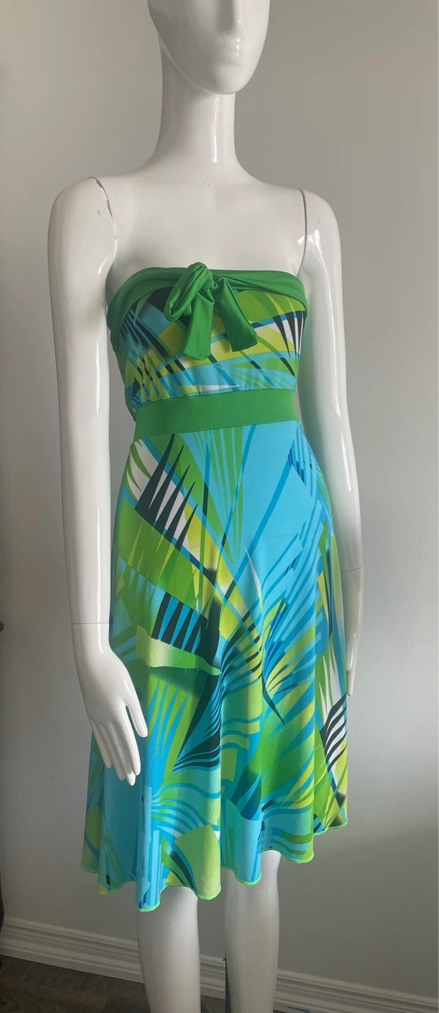 Strapless Midi Dress