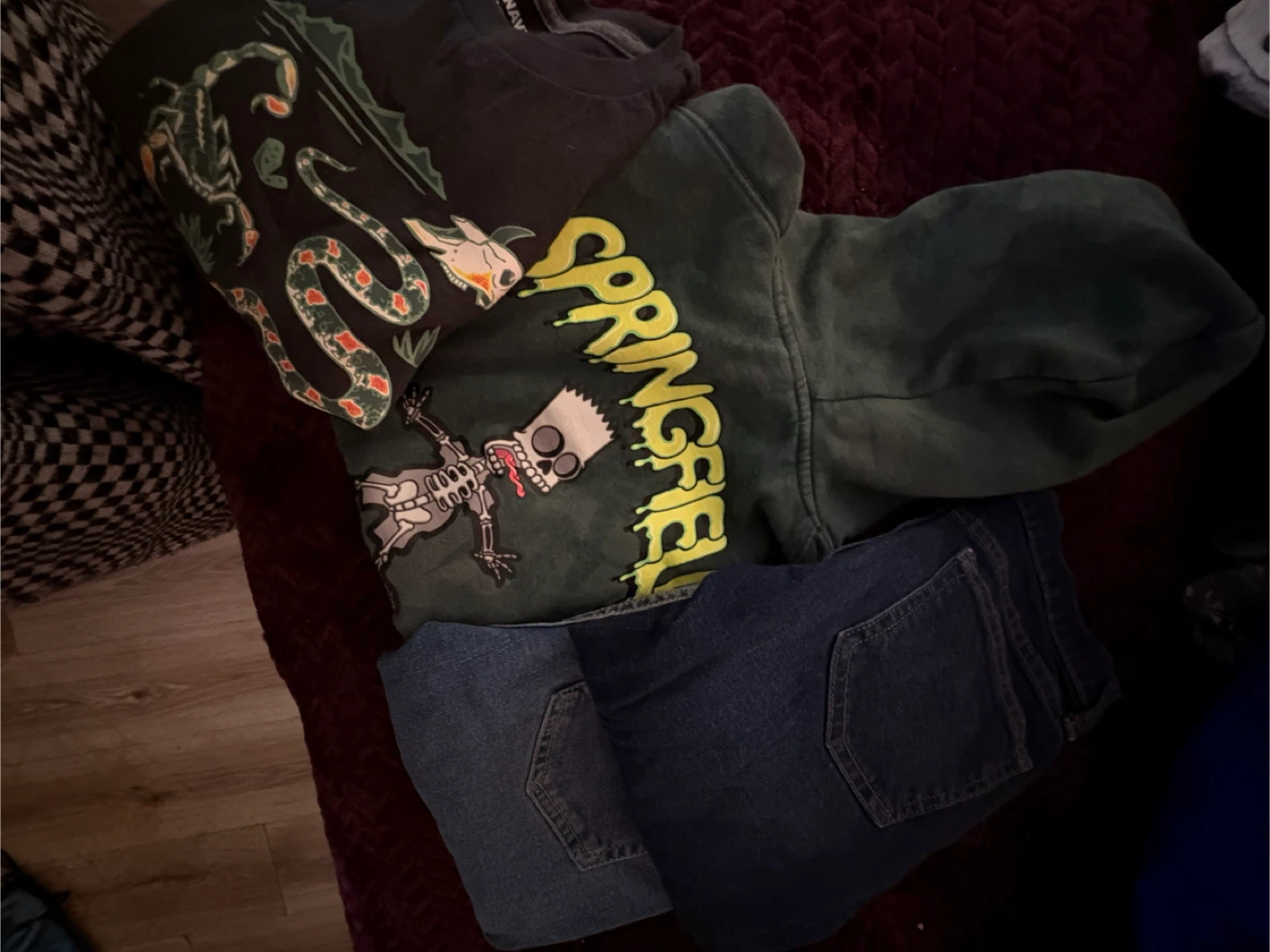 The Simpsons Springfield Hoodie & Graphic Tee Bundle
