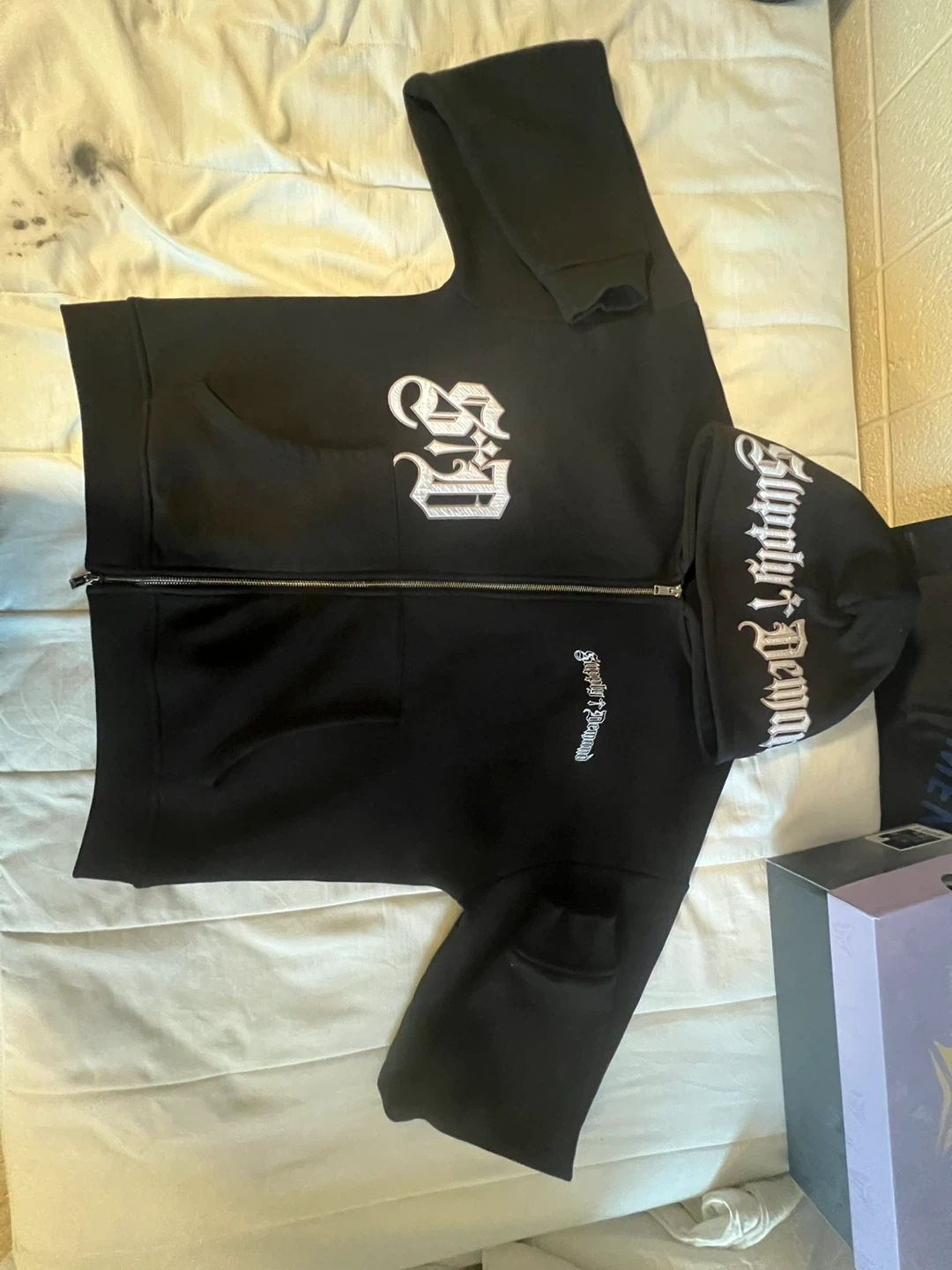 Black Supply & Demand Zip-Up Hoodie