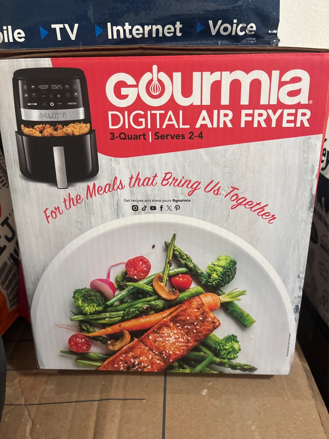 Gourmia Digital Air Fryer - 3-Quart