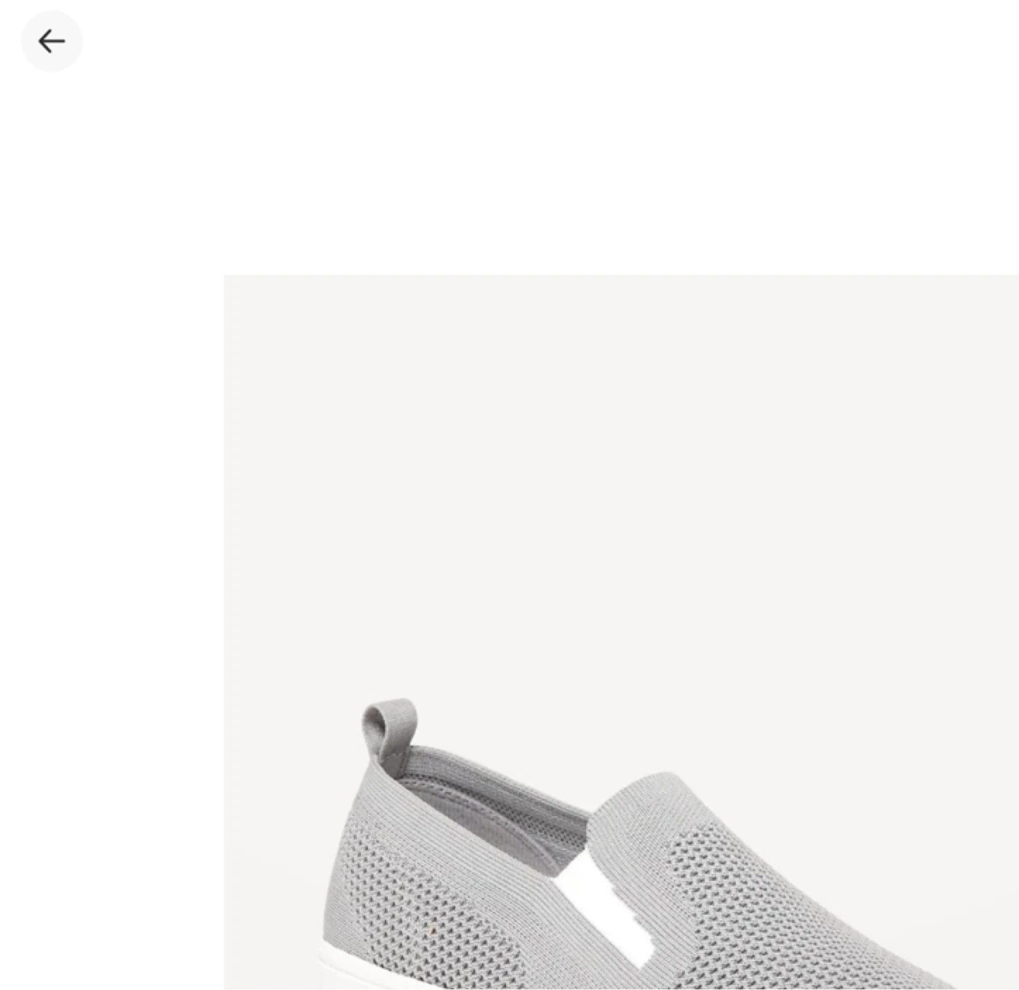 Old Navy Gender-Neutral Soft-Knit Slip-On Sneakers - Gray, US 5 - photo 3
