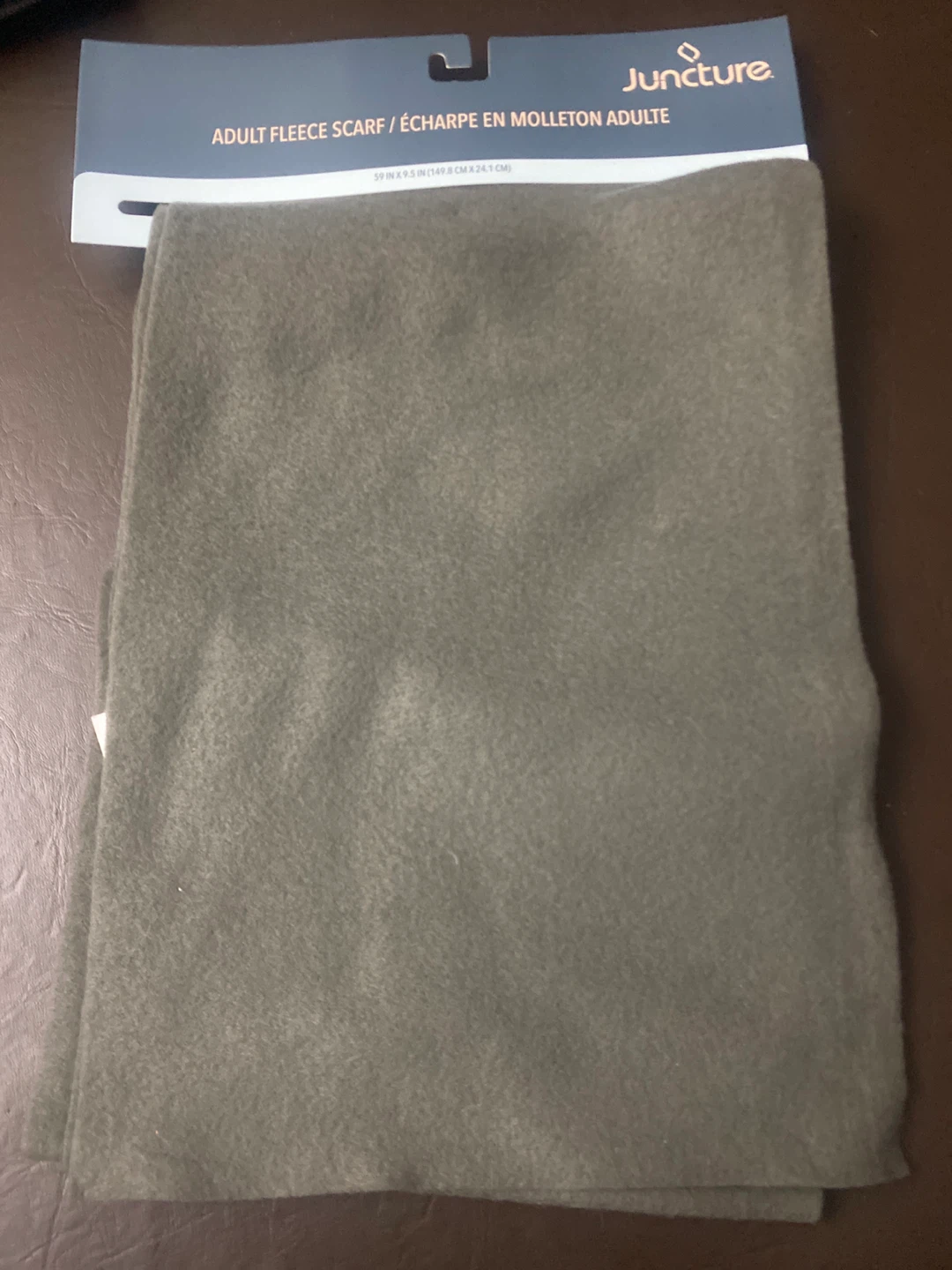 Juncture Adult Fleece Scarf - Grey