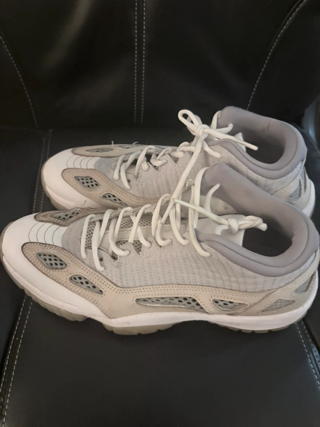 Air Jordan 11 Low Light Smoke Grey Sneakers - photo 4