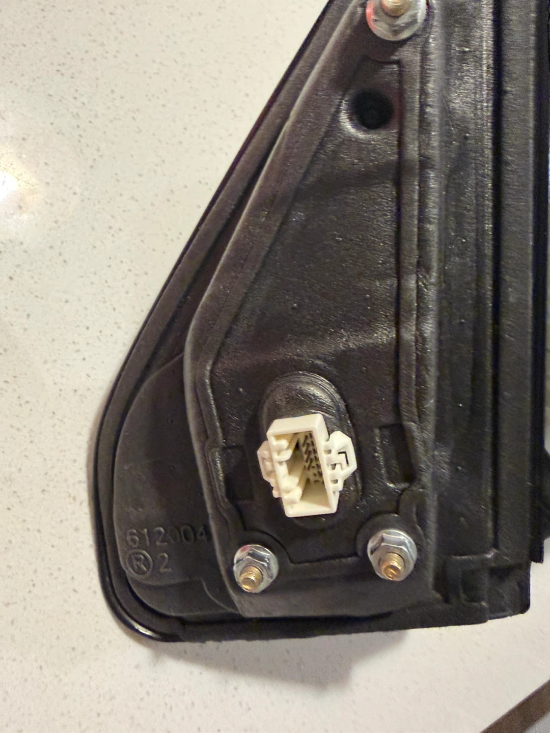 Black Side Mirror Assembly - photo 2