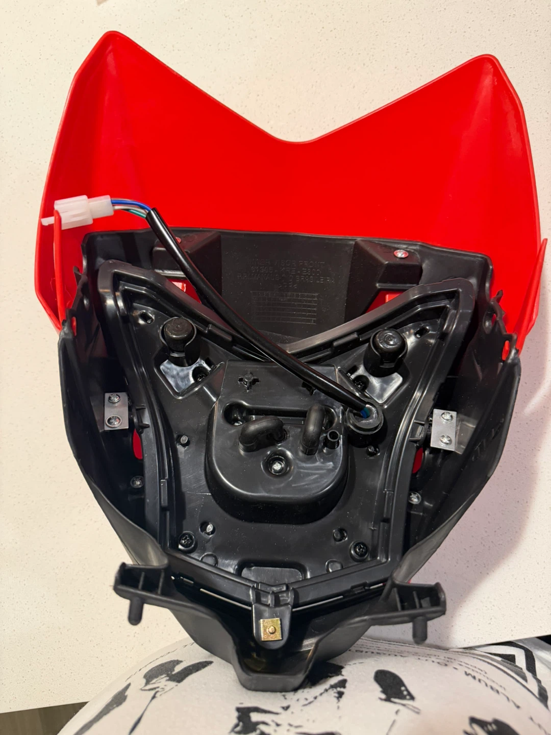 Front Headlight for 250, 4-Pin Dirt Bike Kit for 250cc -Red - photo 4