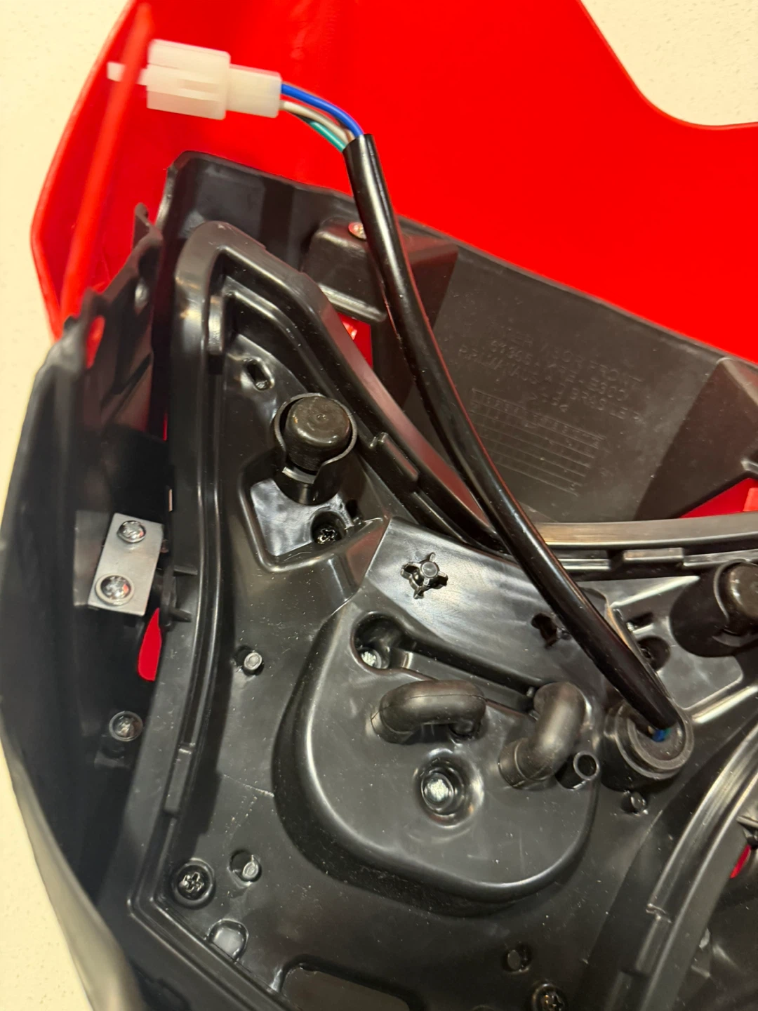 Front Headlight for 250, 4-Pin Dirt Bike Kit for 250cc -Red - photo 5