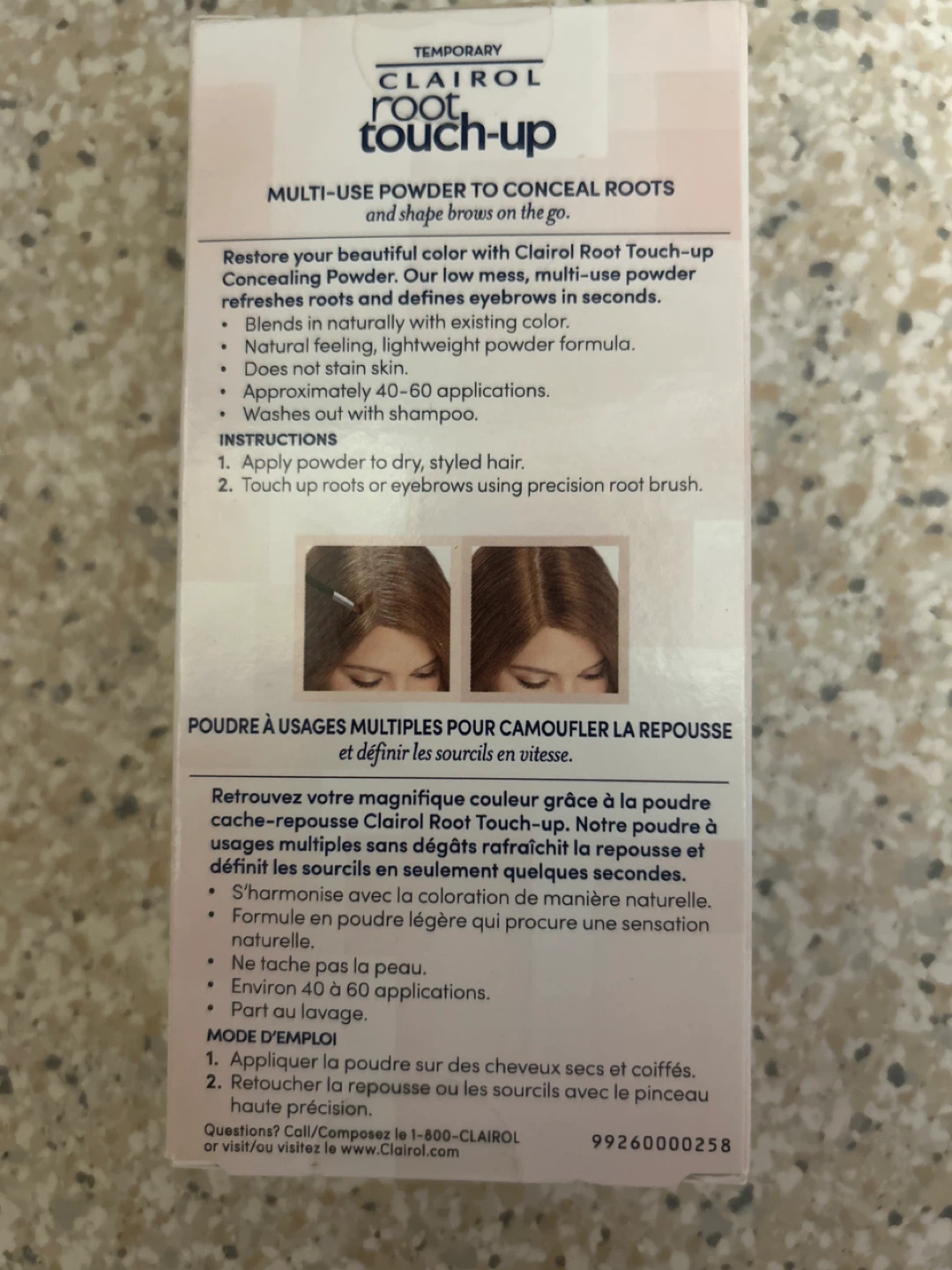 Clairol Root Touch-Up Powder - Light Brown - photo 2