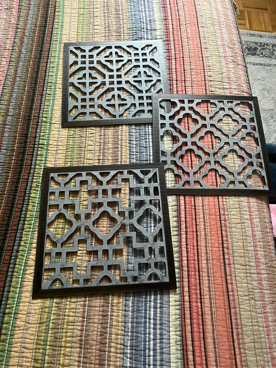 Set of 3 Decorative Wall Panels - photo 5