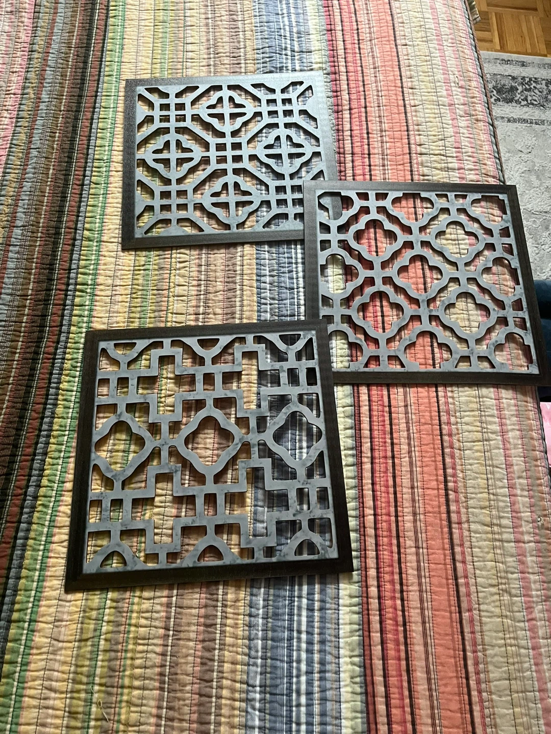 Set of 3 Decorative Wall Panels - photo 4