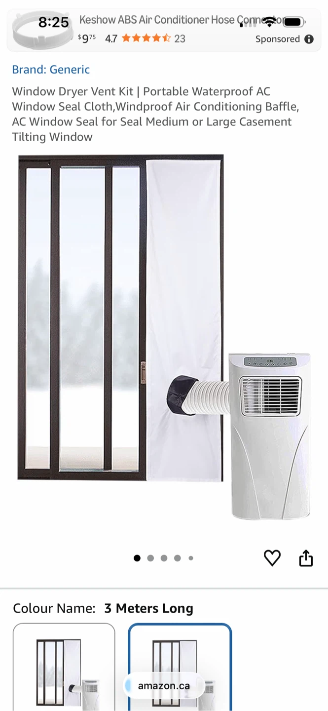 SereneLife 3-in-1 Portable Air Conditioner with window kit - photo 4