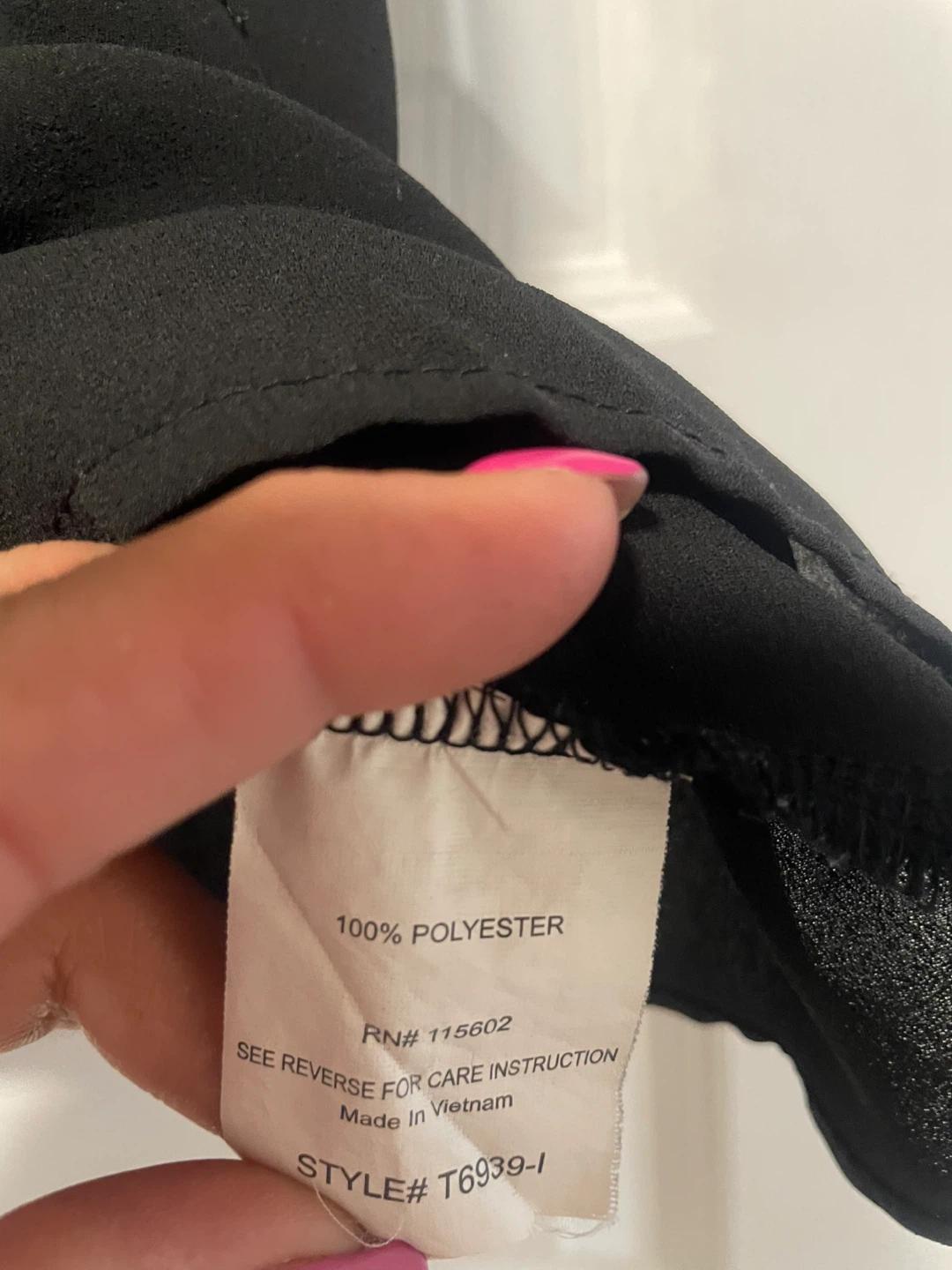 LUSH Black Short Sleeve Top Medium - photo 3