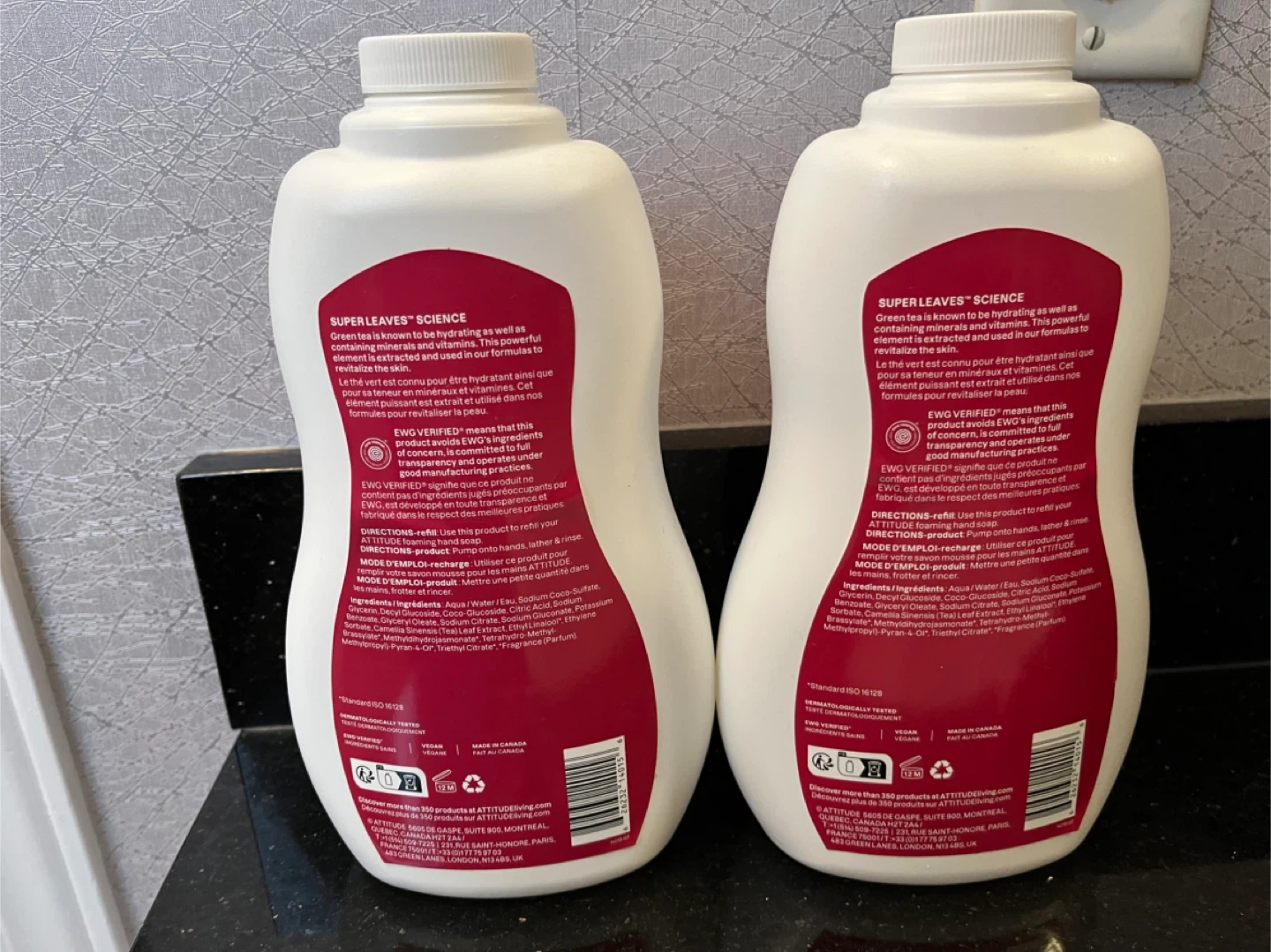 ATTITUDE Foaming Hand Soap Refill - Herbal Musk (2 x 1000ml) - photo 2