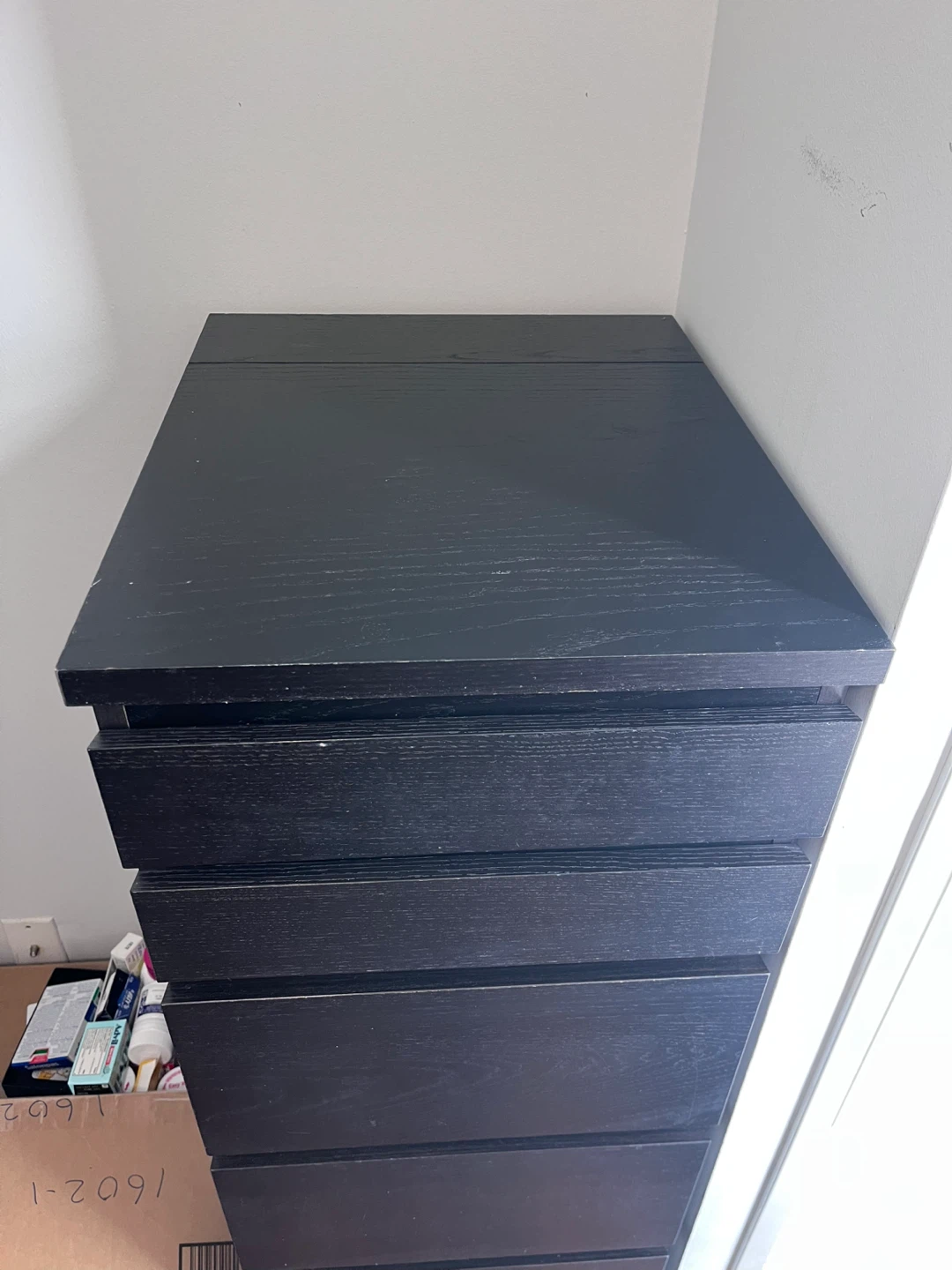 Black dresser with mirror - photo 3
