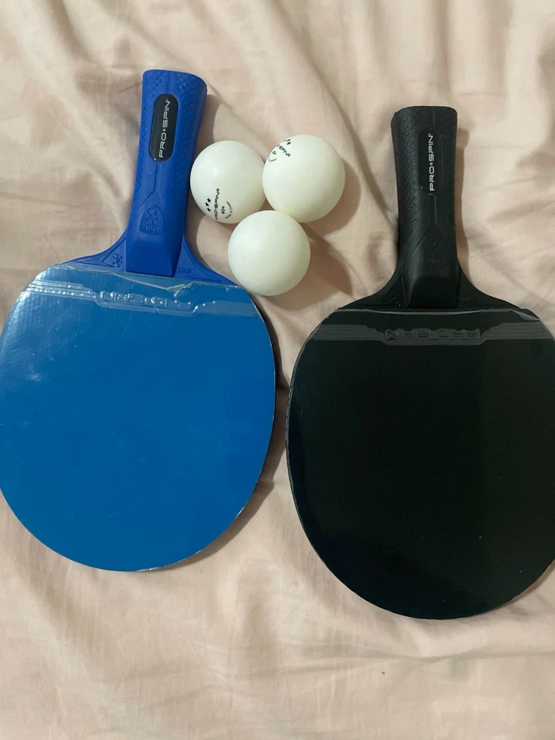 PRO-SPIN Table Tennis Set with 2 Paddles, 3 Balls, Net, and Case - photo 2