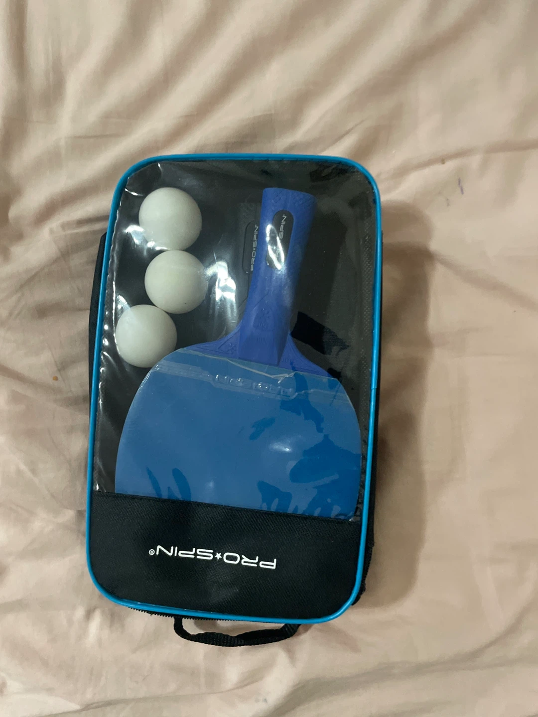 PRO-SPIN Table Tennis Set with 2 Paddles, 3 Balls, Net, and Case - photo 4