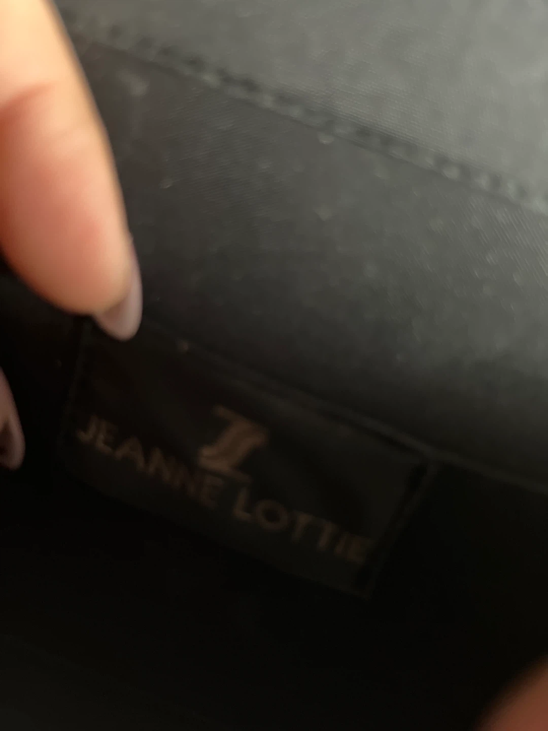 Jeanne Lottie Black Beaded Velvet Clutch Purse - photo 3