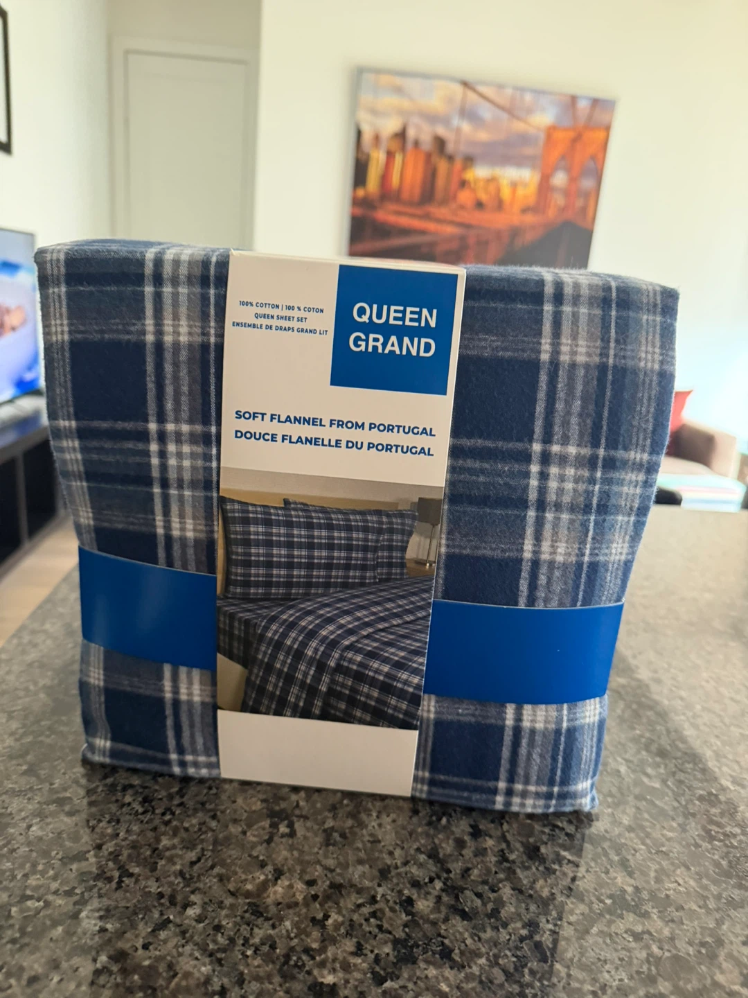 Queen Grand Soft Flannel Sheet Set