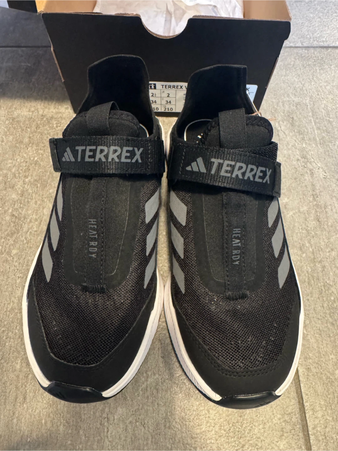 NEW Adidas Terrex Voyager 21 Slip-On K - Youth Size 2.5 (Black) - photo 2