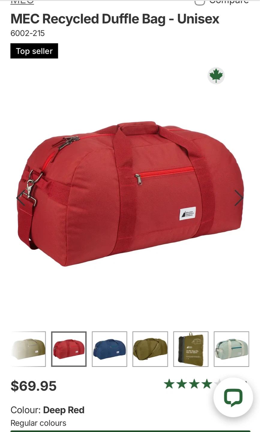 MEC Duffle Bag - 35L NEW
