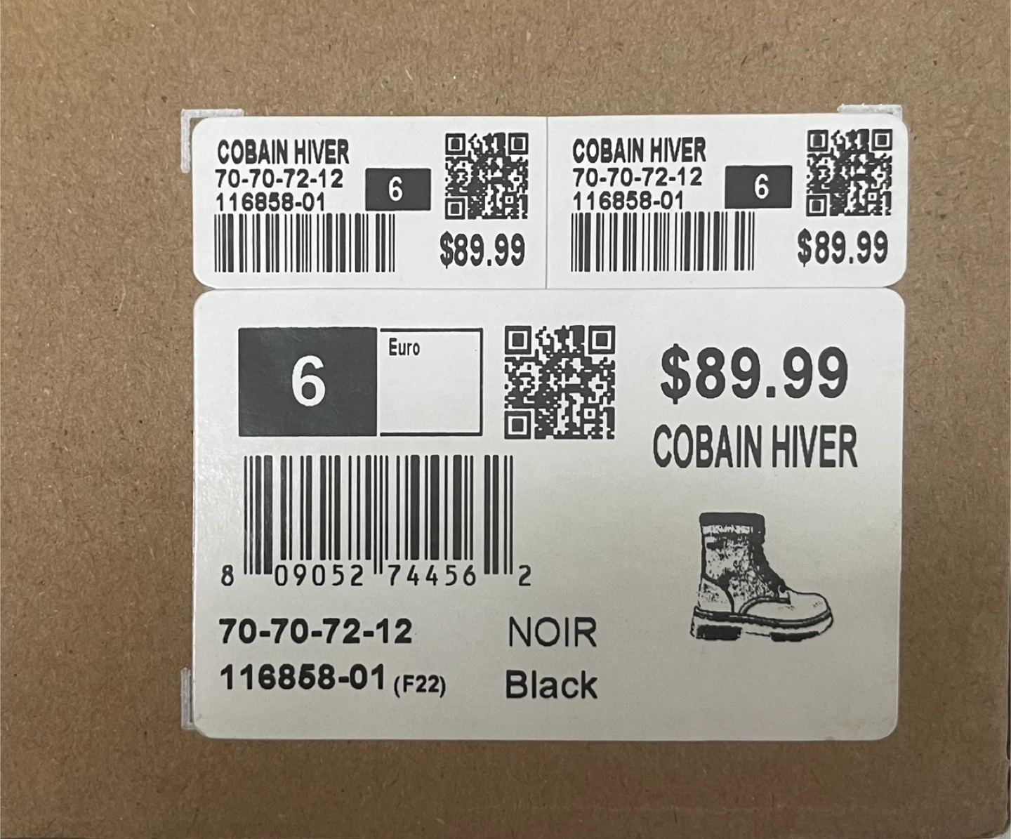 YELLOW Black Leather Combat Boots (Near New) - photo 4