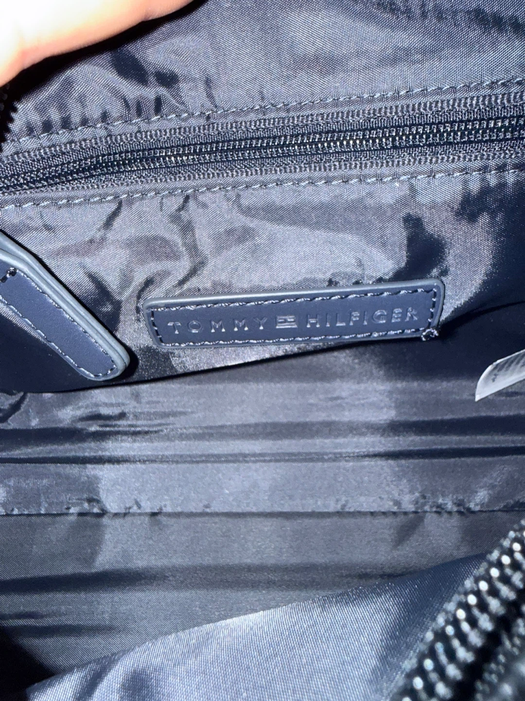 Tommy Hilfiger Black Crossbody Bag with Logo Strap - photo 5