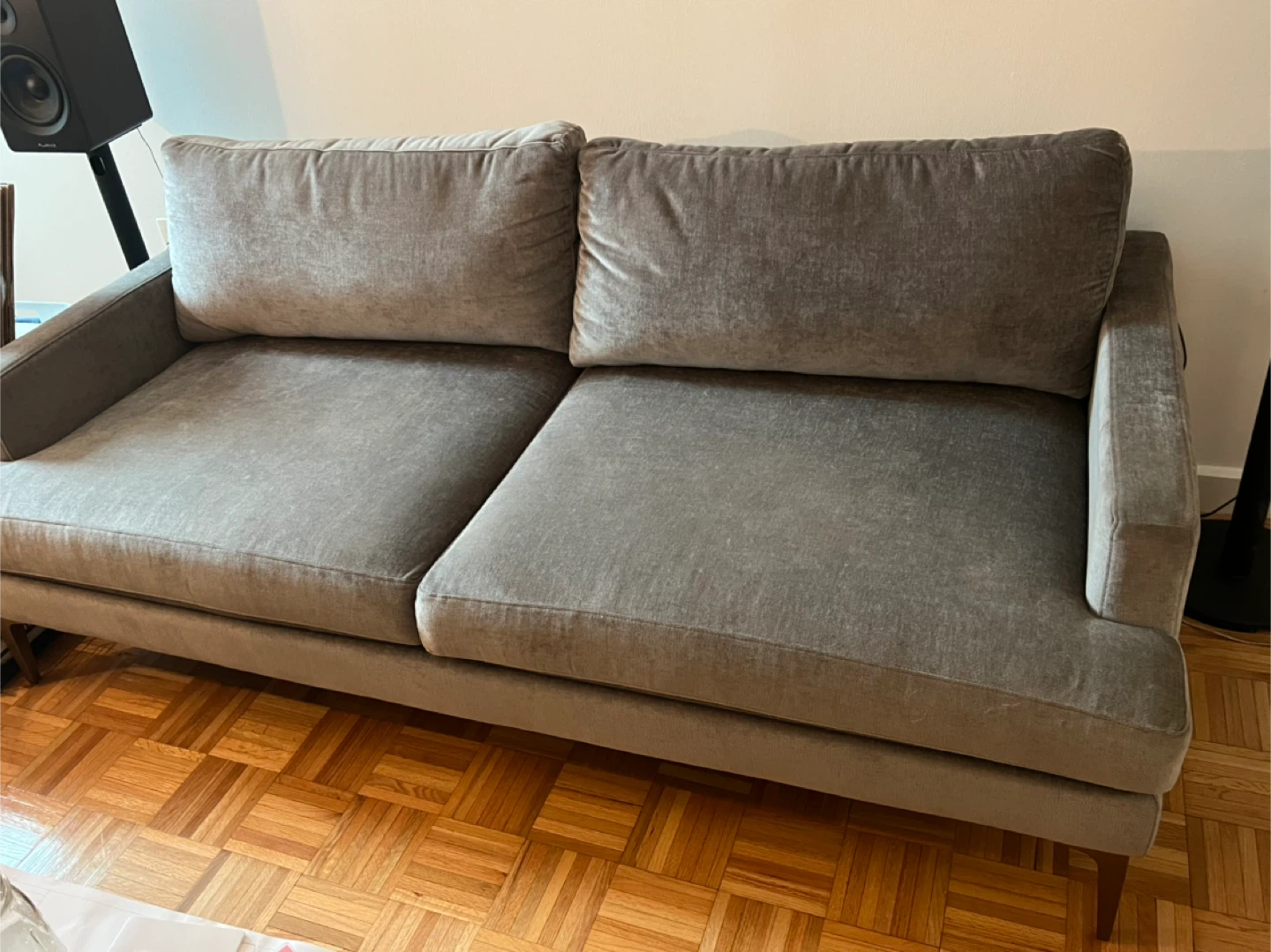 west elm andes sofa - like new