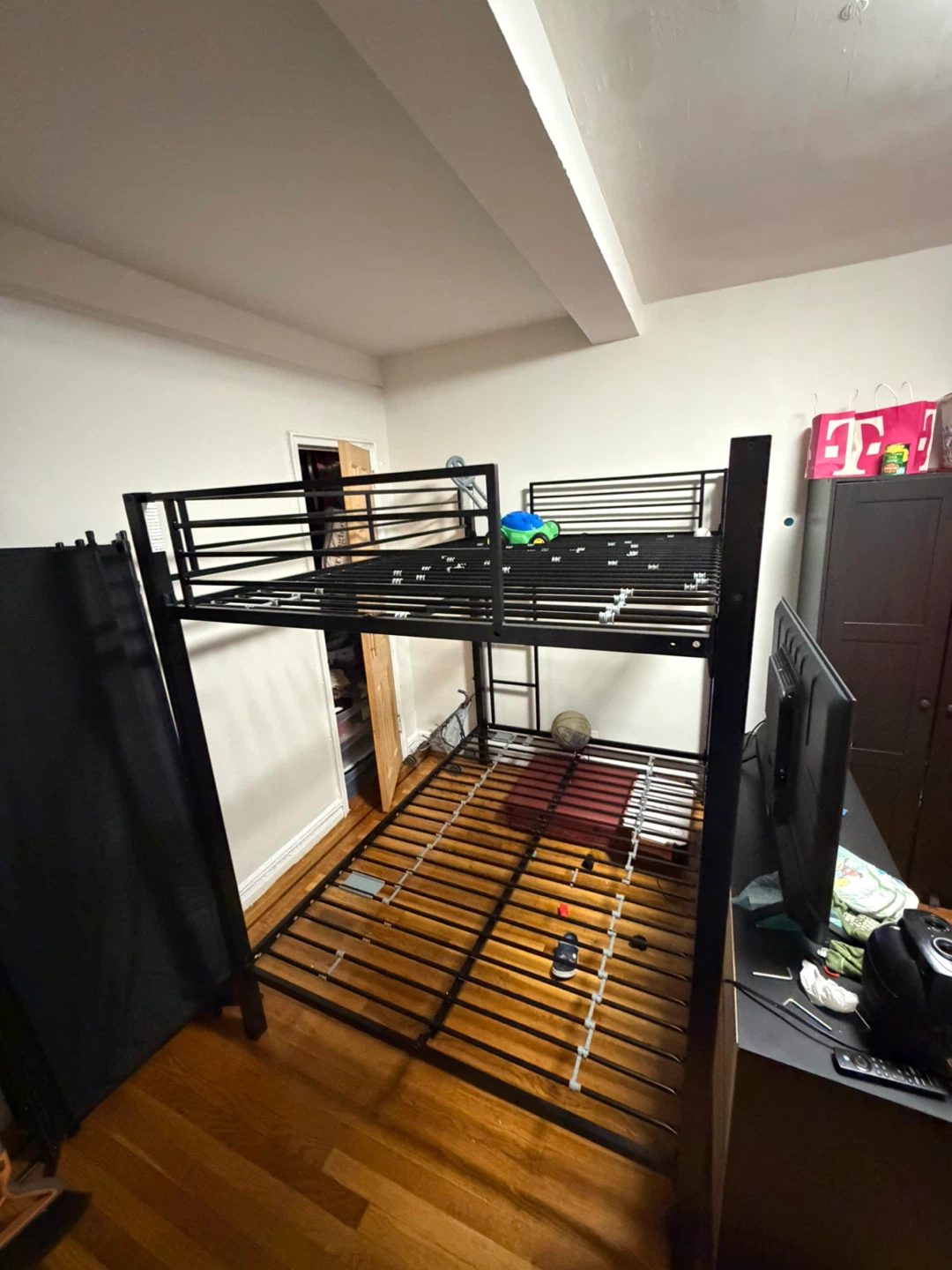 Black Metal full Bunk Bed Frame