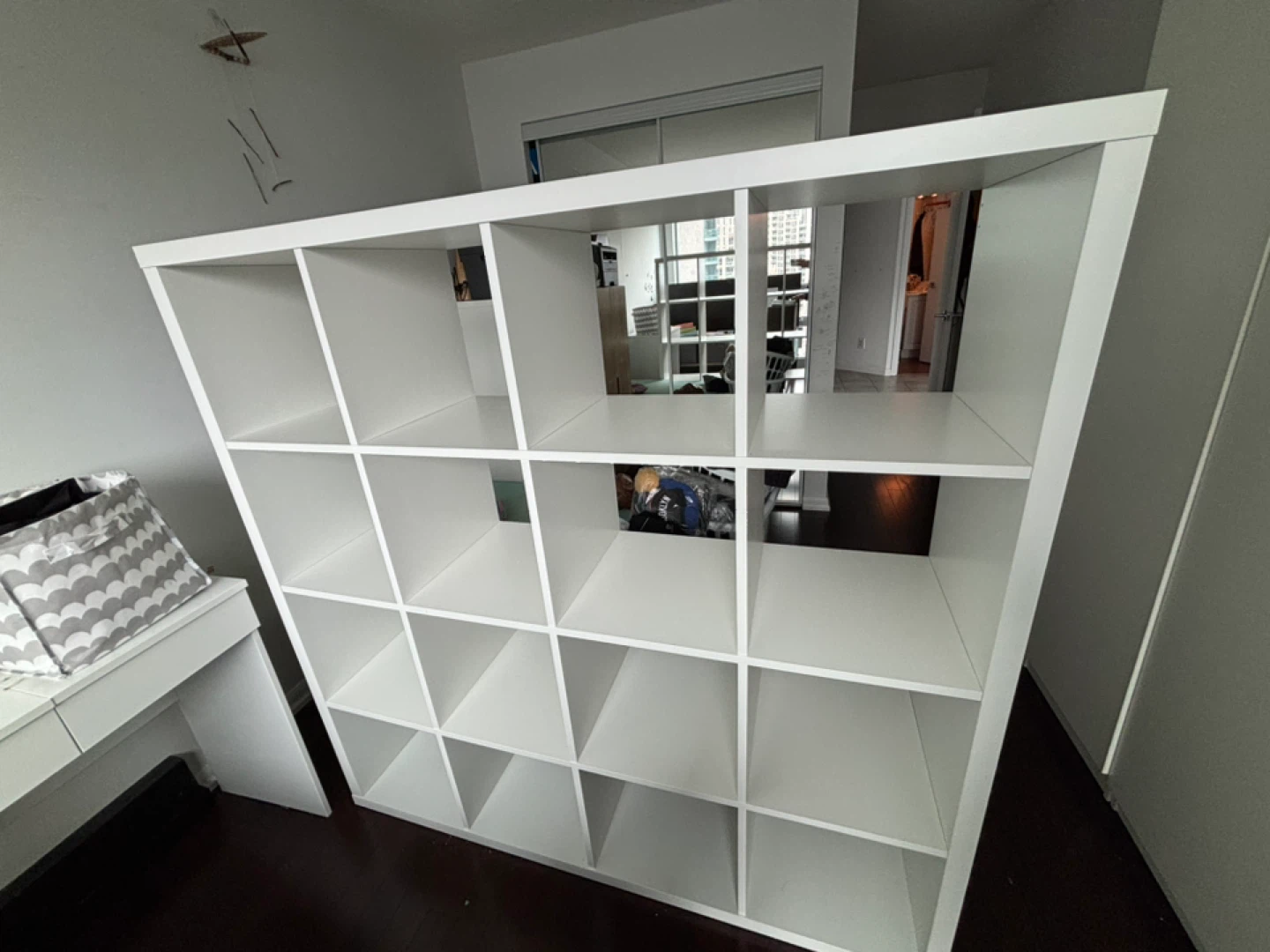 White 4x4 Cube Storage Unit