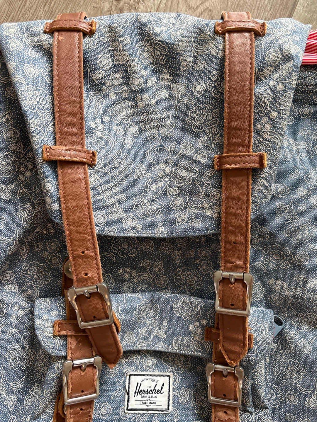 Herschel Backpack - Blue Floral Pattern - photo 3
