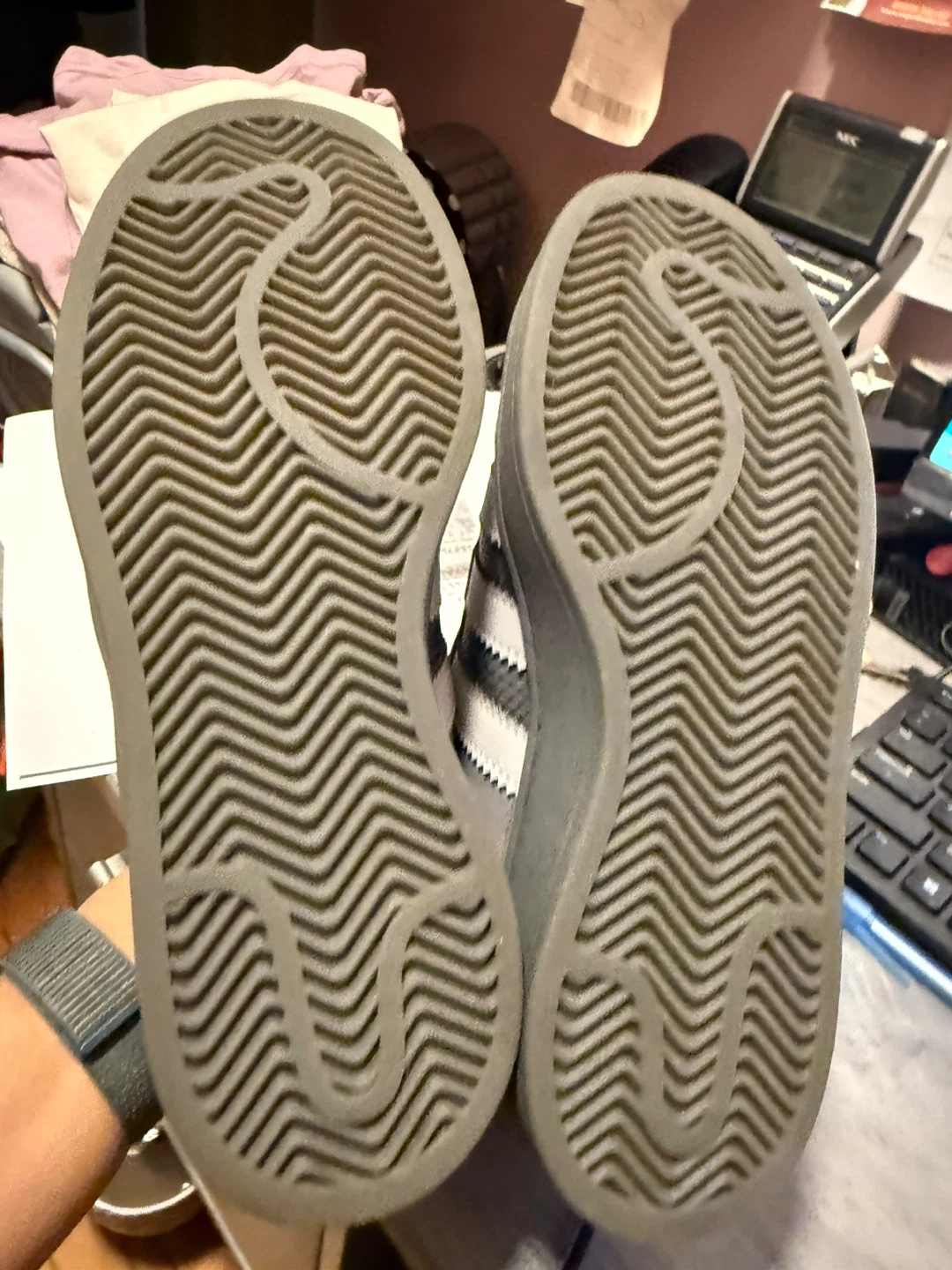 Adidas Campus Shoes Gray Suede Size 5.5 - photo 4