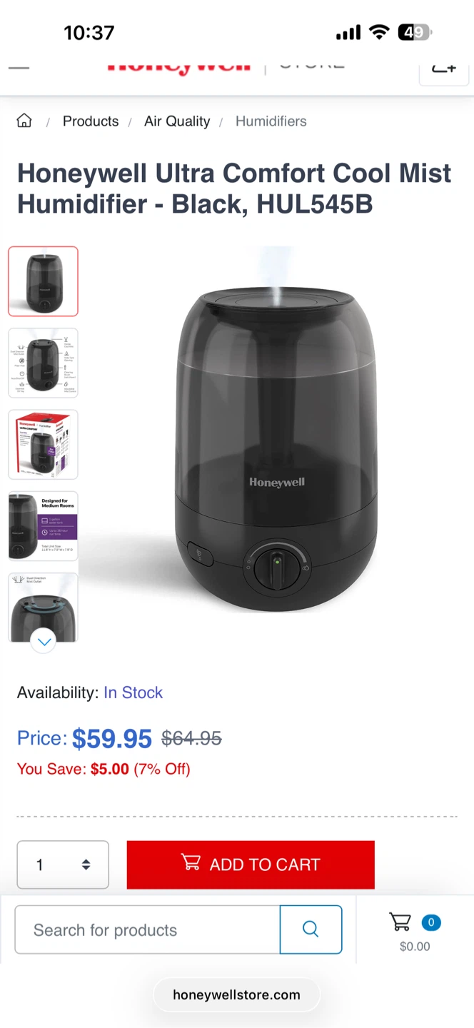 Honeywell Humidifier