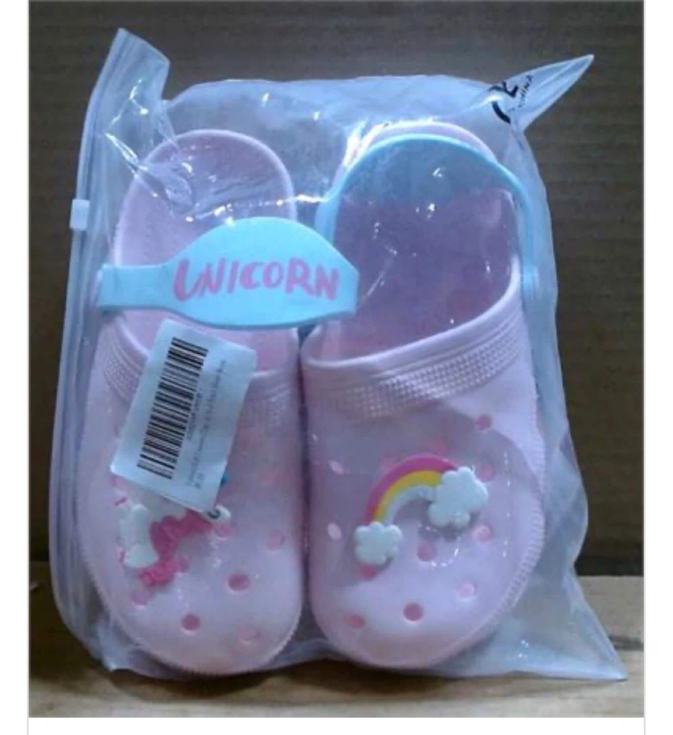 Pink Unicorn Clogs for Kids size 5-5.5 - photo 2