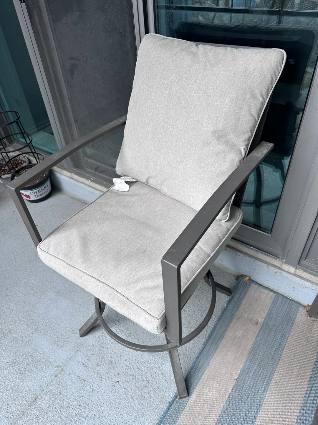 Outdoor Bar Table and Chairs Set