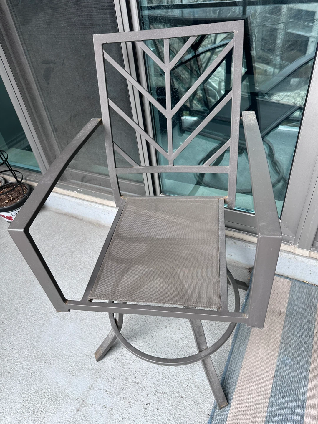 Outdoor Bar Table and Chairs Set - photo 3