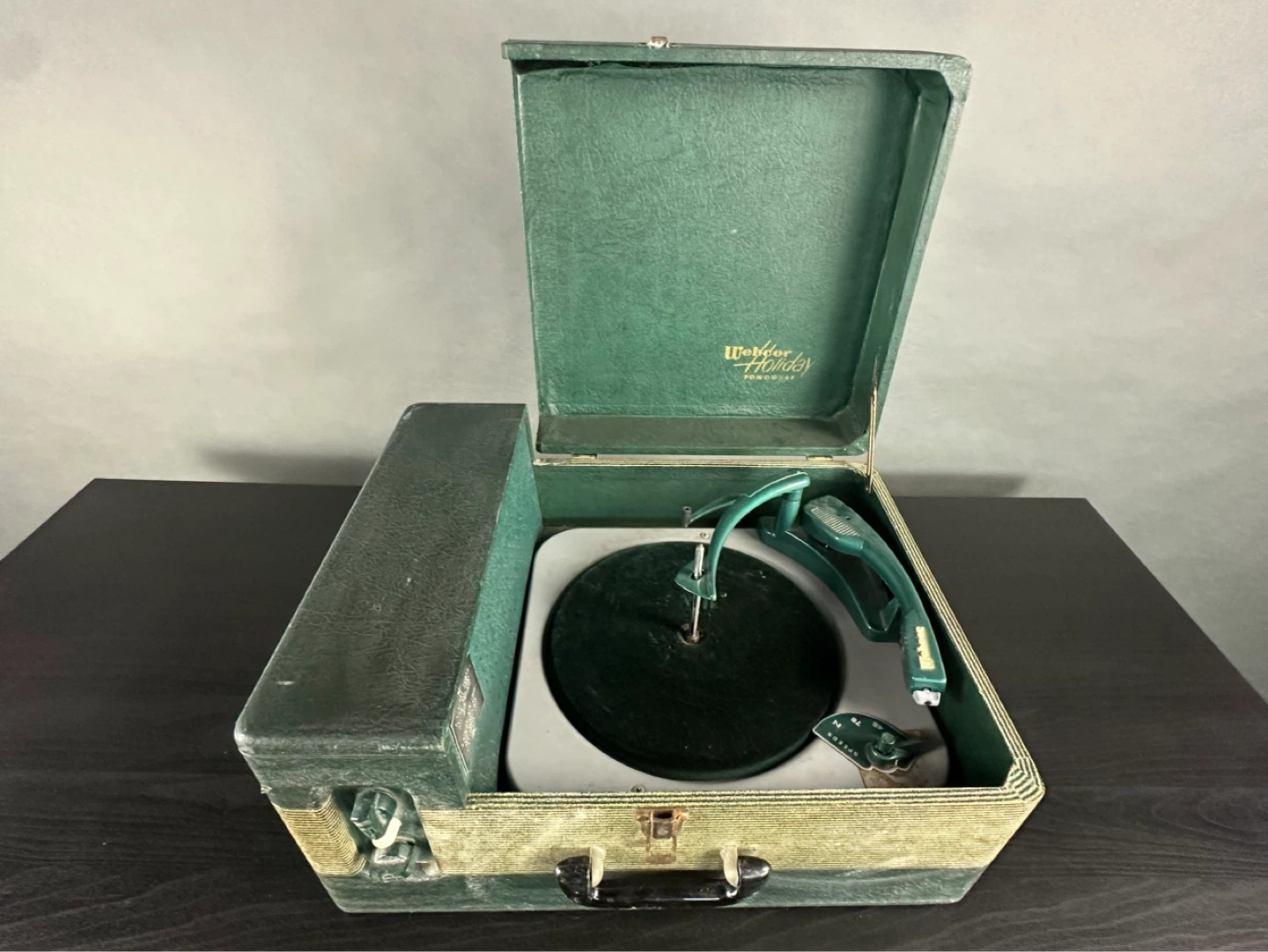 Webcor Holiday Portable Record Player