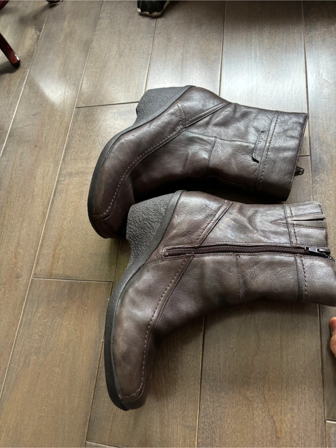 Hush Puppies Women's Brown Leather Ankle Boots - photo 5