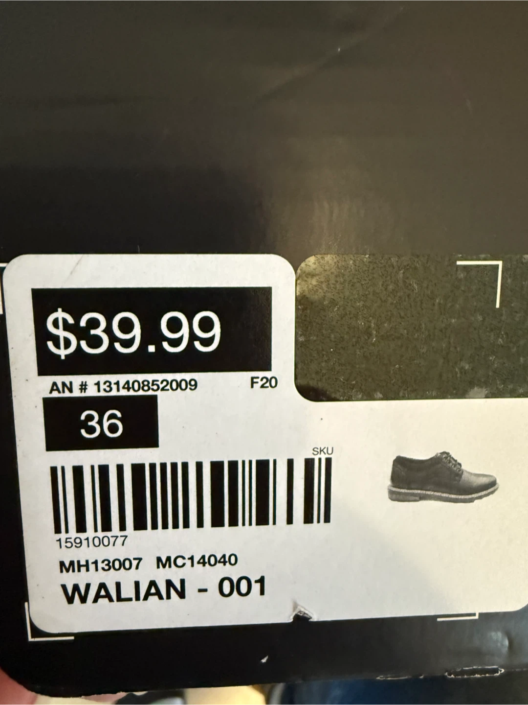 Black WALIAN Dress Shoes - Size 36 - photo 2