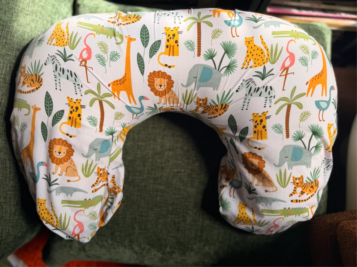 Boppy Nursing Pillow + Cover - Jungle Animals