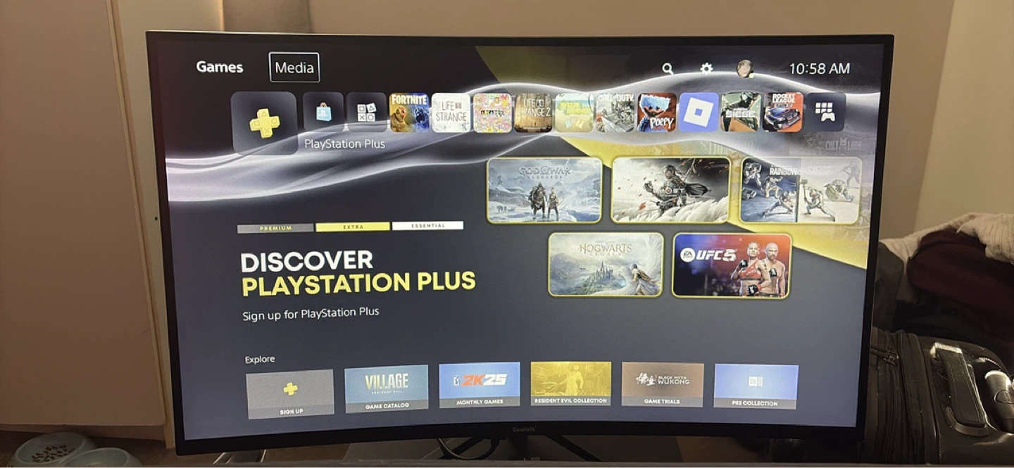 Gawfolk Curved Gaming Monitor