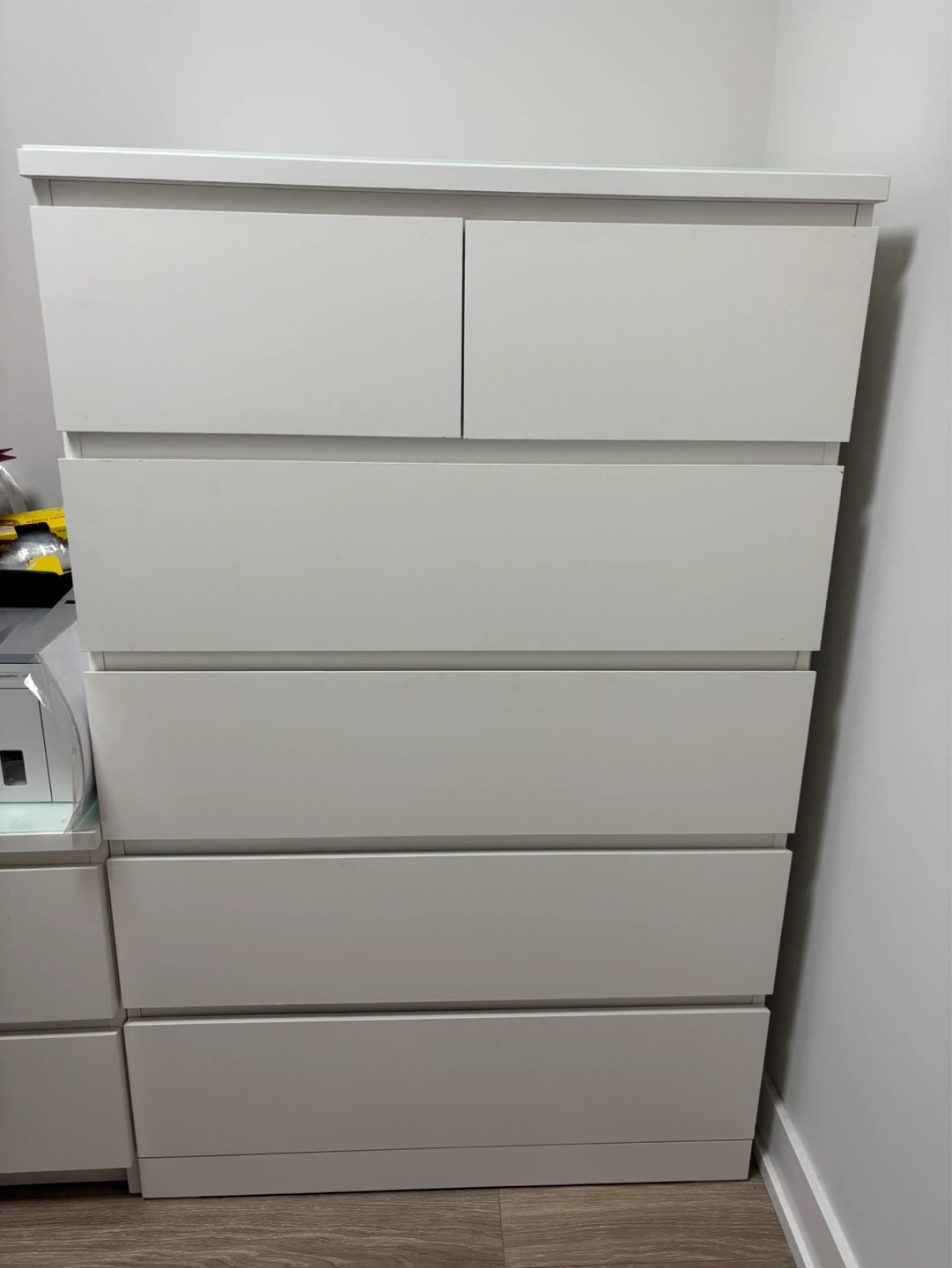 White IKEA 6-Drawer Dresser - photo 2