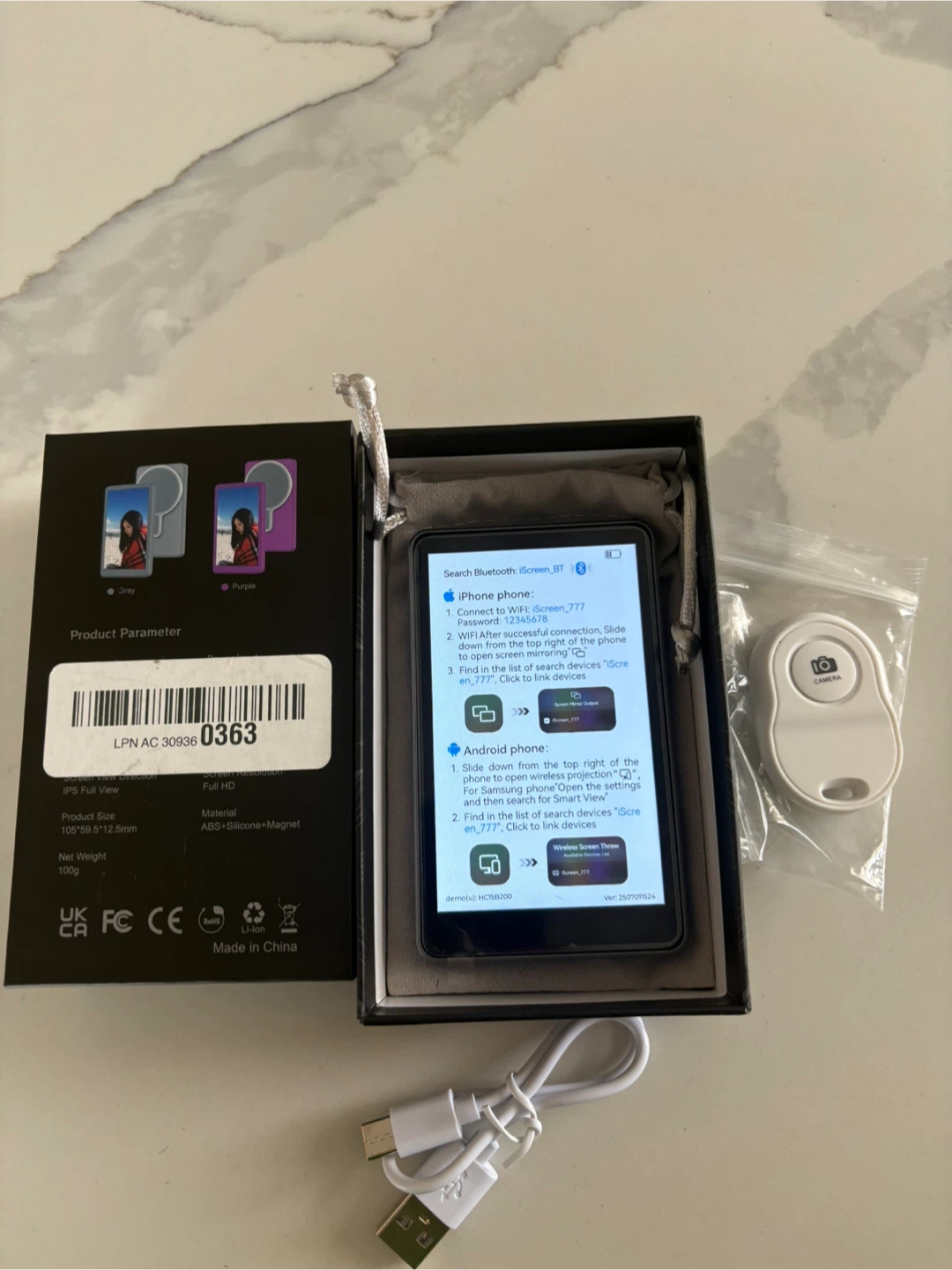 iScreen Wireless Screen Mirroring Device