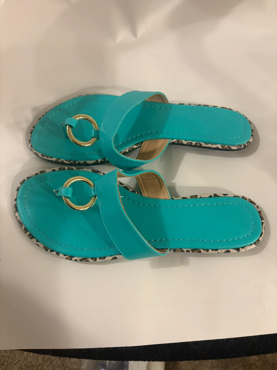 Animal Print Ring Sandals - photo 2