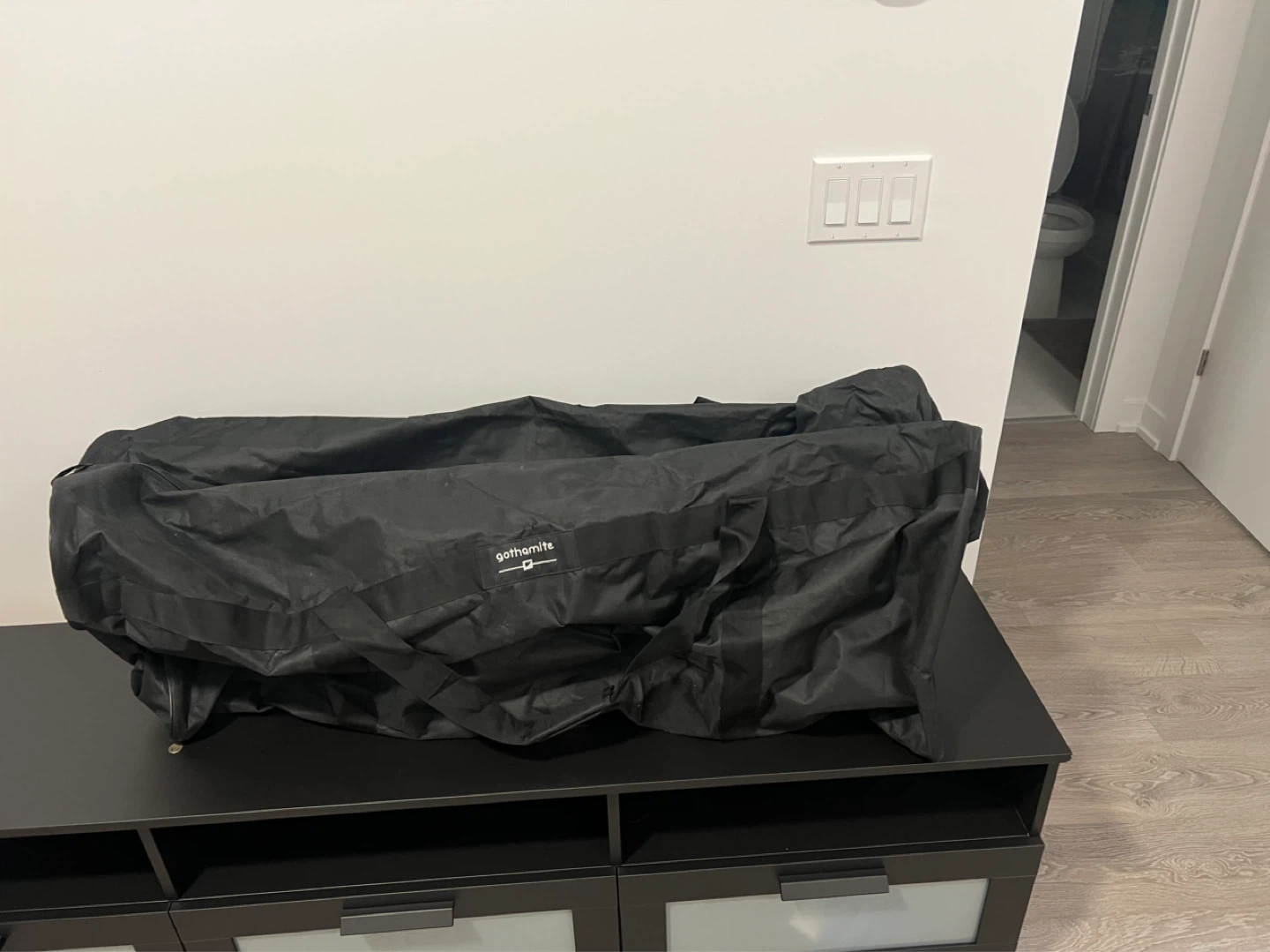 Gothomite black travel bag - photo 2
