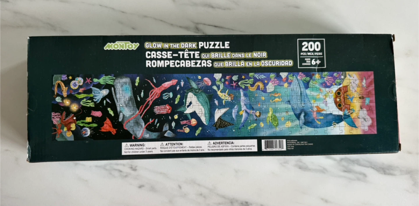 Montoy Glow in the Dark Ocean Life Puzzle - 200 Pieces - photo 3