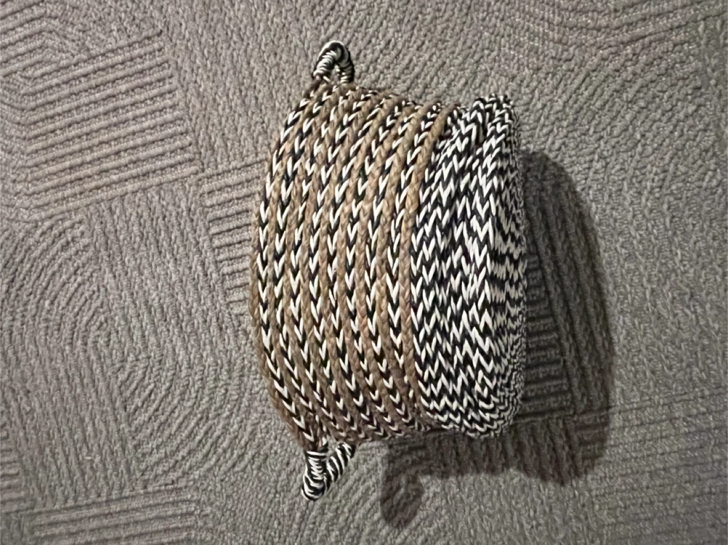 Woven Storage Basket with Handles - photo 2