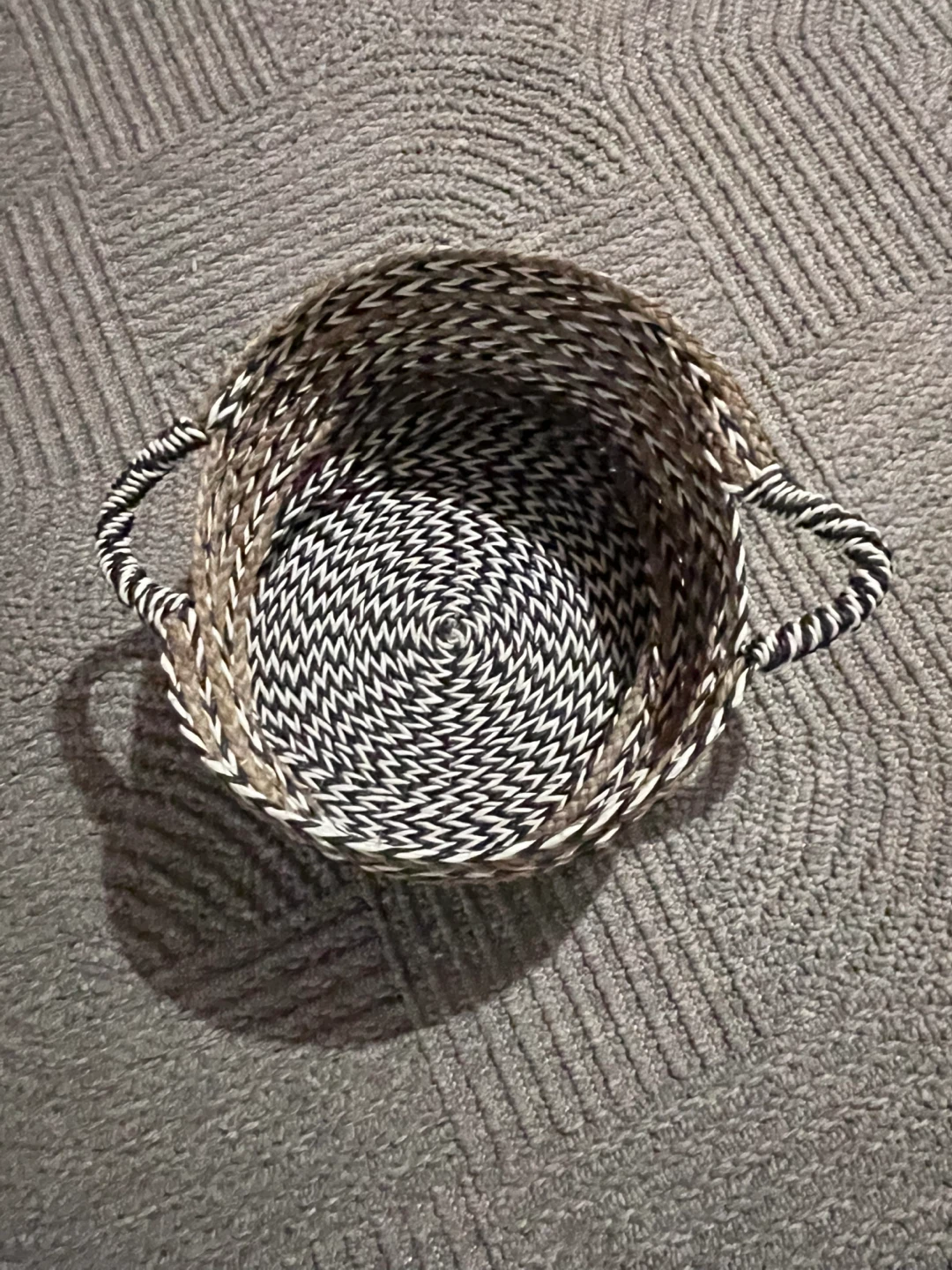 Woven Storage Basket with Handles