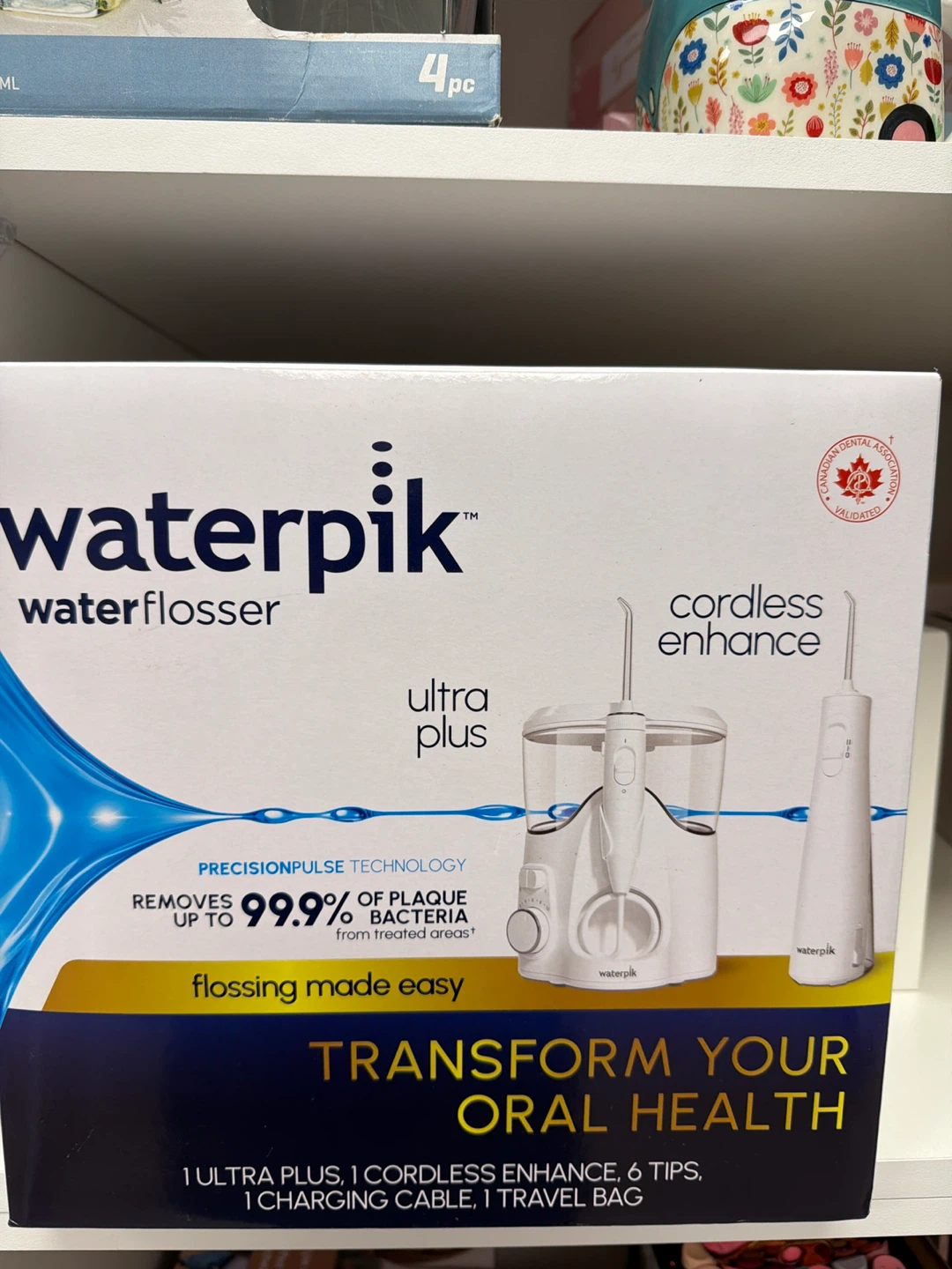 Waterpik Waterflosser Ultra Plus Cordless Enhance Kit